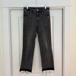 Express Straight Ankle High Rise Ultra Hyper Stretch Jeans